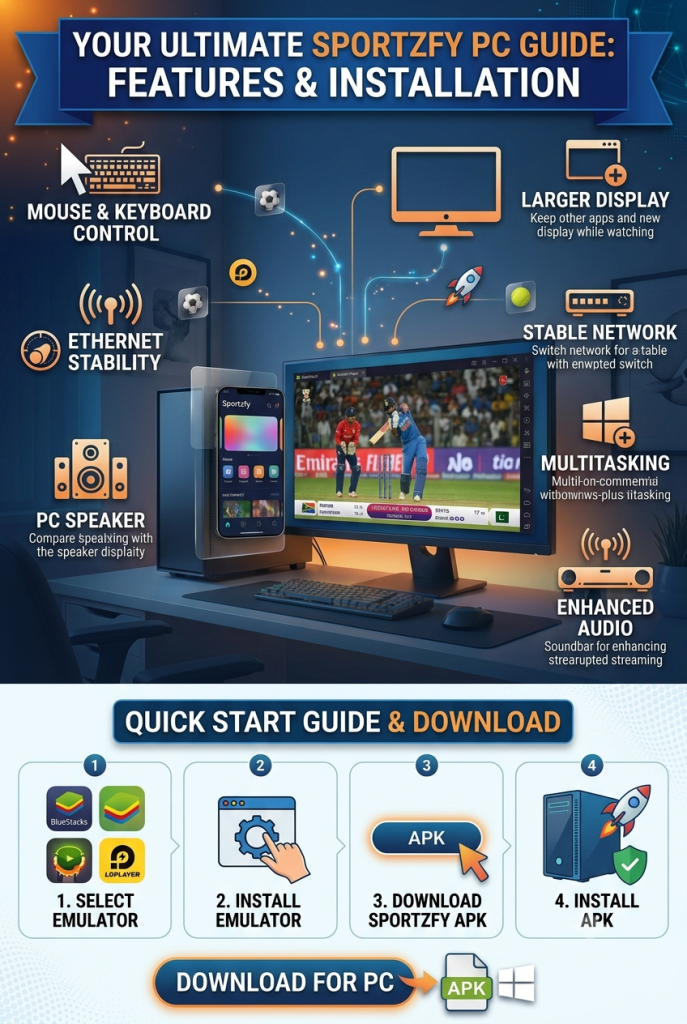 Sportzfy PC image
